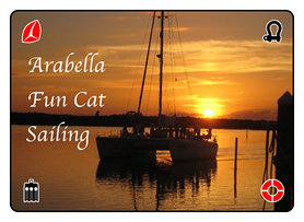 Arabella Sunset Sailing Back