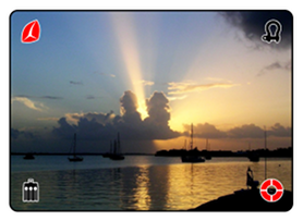 Bahama Sunset at Marsh Harbor Back