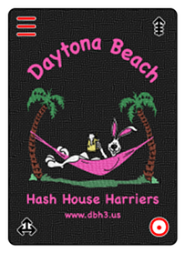 Daytona Beach Hash House Harriers Logo Back